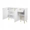 Gaines Dining Room 5Pc Set DN01258 in White by Acme w/Options
