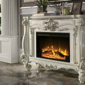 Versailles Fireplace AC01316 in Bone White by Acme