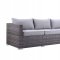 Sheffield Outdoor 4Pc Patio Sofa Set OT01091 in Gray by Acme
