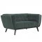 Bestow Sofa in Green Velvet Fabric by Modway w/Options