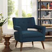 Sheer Accent Chair Set of 2 EEI-2142-AZU in Azure by Modway