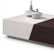 P567A Coffee Table in Light Grey & Walnut by J&M Furniture