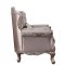Jayceon Chair 54867 in Fabric & Champagne by Acme w/Options