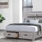 Nolan Bedroom Set 5Pc in Gray by Global w/Options