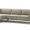 Manhattan Sectional Sofa in Off-White Leather by ESF