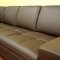 Callidora Sectional Sofa in Dark Brown Leather