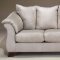 Stone Microfiber Modern Sofa & Loveseat Set w/Optional Items