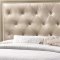 Beaumont Bedroom 5Pc Set 205291 in Champagne Golden Leatherette