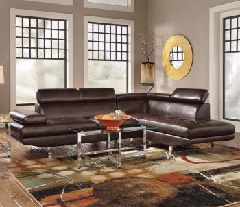 503022 Piper Sectional Sofa in Bonded Leather Match by Coaster [CRSS-503022 Piper]