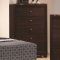 Conner Bedroom Set 300261 in Dark Walnut by Coaster w/Options