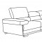 2119 Sectional Sofa in Light Grey Leather by ESF