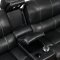 Willemse Motion Sofa 601934 in Black by Coaster w/Options