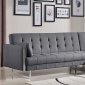 Andrea Sectional Sofa Bed in Gray by At Home USA