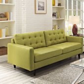 Empress Sofa in Wheatgrass Fabric by Modway w/Options