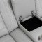 U1867 Power Motion Sofa in Chalk Leather Gel by Global w/Options