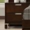 Warm Cherry Finish Contemporary Bedroom w/Optional Items