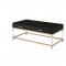 Adiel Coffee Table 3Pc Set 82345 in Black & Gold by Acme