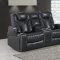 U1677 Power Motion Sofa in Blanche Gray by Global w/Options