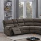 Morton Reclining Sectional Sofa 650250 in Gray by Coaster