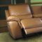 Beige Leatherette Home Theater Sectional W/Motorized Recliners