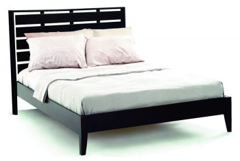 Dark Cappuccino Finish Contemporary Paneled Bed [LSB-PACIFICA LOW PROFILE BED]