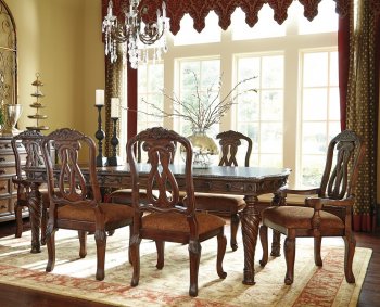 North Shore Dining Table D553-35 Dark Brown by Ashley Furniture [SFADS-North Shore-D553-35-03]