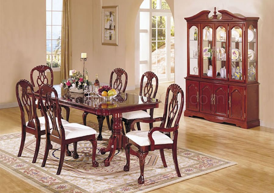 mahogany color dining room sets