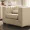 Cairns Sofa & Loveseat Set in Oatmeal Fabric 504904 by Coaster