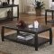 Modern Coffee Table 3Pc Set in Cappuccino by Coaster w/Options