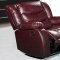 Gramercy 644 Motion Sofa in Burgundy Bonded Leather w/Options