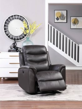 Ava Recliner 59693 in Brown Leather Match by Acme [AMAC-59693 Ava]
