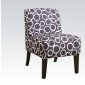 Ollano 59507 Accent Chair 2Pc Set in Multicolor Fabric by Acme