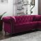 Adnelis Sectional Sofa 57315 in Red Velvet by Acme