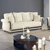 American Style Sofa Bed in Beige Fabric by Mobista w/Options