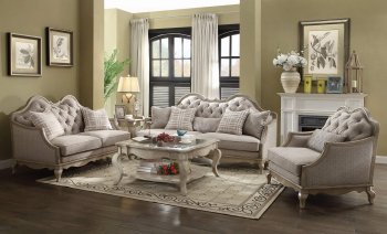 Chelmsford 56050 Sofa in Antique Taupe & Beige Fabric by Acme [AMS-56050-Chelmsford]