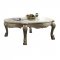 Dresden 84875 Coffee Table Gold Patina & Bone by Acme w/Options
