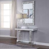 Kachina Console Table 90446 in Mirror by Acme w/Options