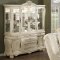 Genuine Marble Top Ivory White Classic 7Pc Dining Set w/Options