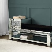 Noralie Bench w/Storage AC00538 in Mirror by Acme
