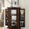 Snifter Wine Cabinet 4549 in Cherry by Homelegance
