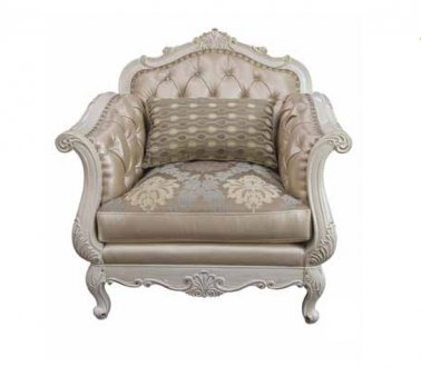 Chantelle Chair 53542 in Rose Gold Fabric by Acme w/Options
