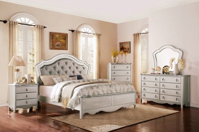 Toulouse Bedroom 1901 in Champagne by Homelegance w/Options