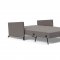 Cubed 02 Sofa Bed in Gray Fabric w/Arms by Innovation