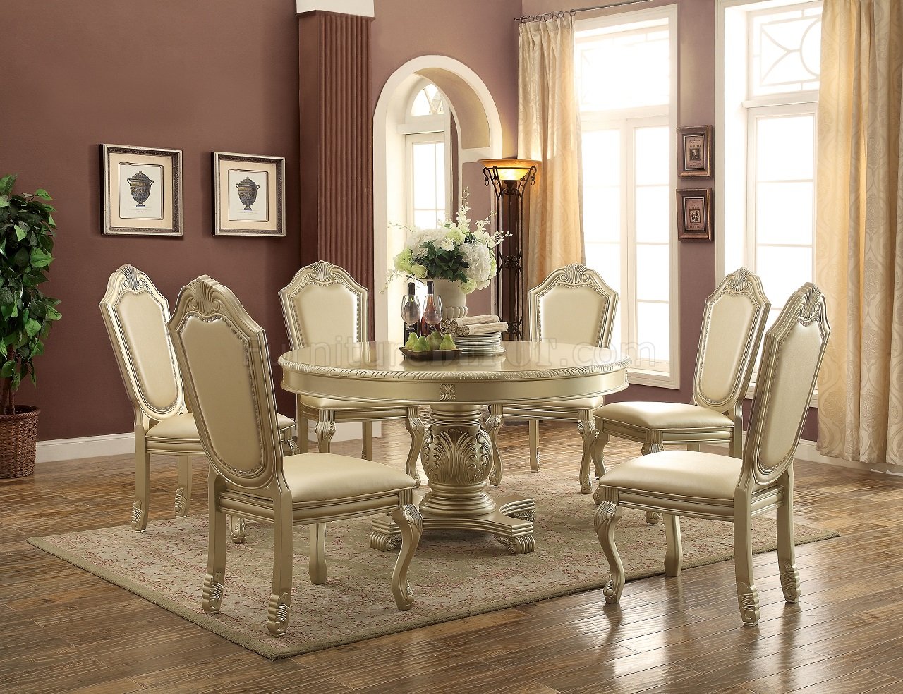 Chateau De Ville 64050 Dining Table by Acme w/Options - Click Image to Close