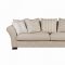 Beige Fabric Modern Sofa & Loveseat Set w/Optional Items