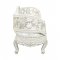 Adara Bench BD01253 in White PU & Antique White by Acme