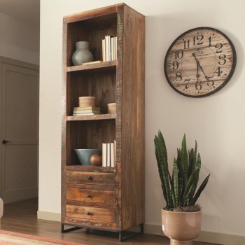 800819 Bookcase by Coaster in Reclaimed Wood [CRBC-800819]