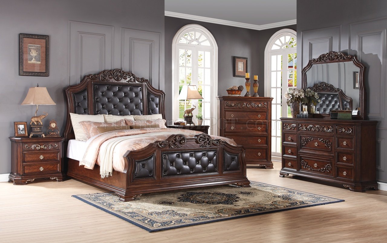 Claudia Traditional 5Pc Bedroom Set w/Options