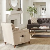 Shelby Sofa 508951 in Grey Fabric by Coaster w/Options