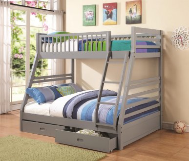 Ashton 460182 Bunk Bed in Grey Paint by Coaster